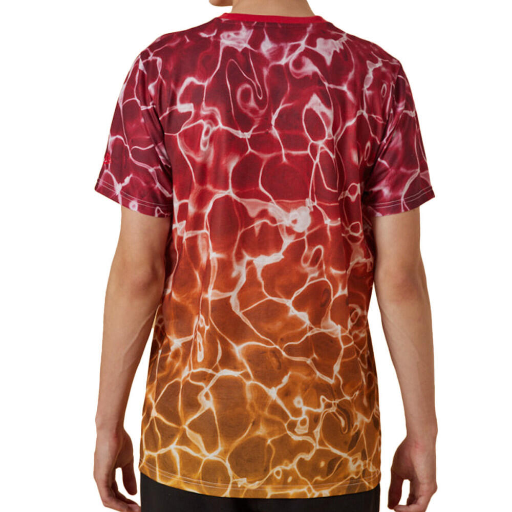 Tee-shirt New Era Chicago Bulls NBA Team Colour Water Print 3/6
