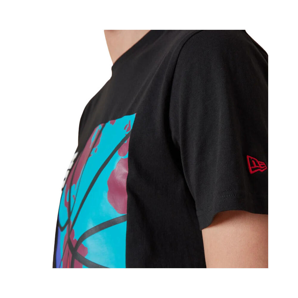 Tee-shirt New Era Chicago Bulls NBA Globe Logo 4/4