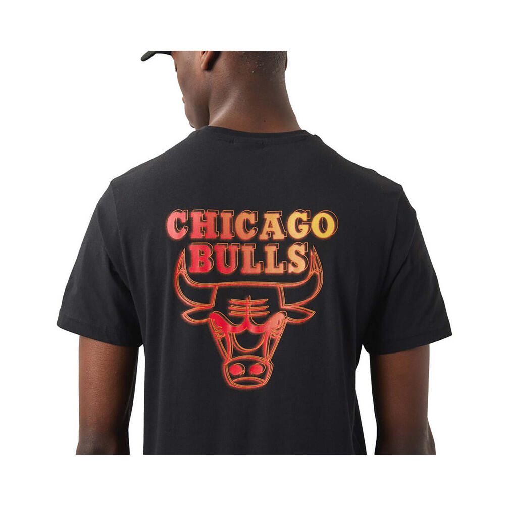 T-shirt New Era Chicago Bulls NBA Neon Fade 4/5