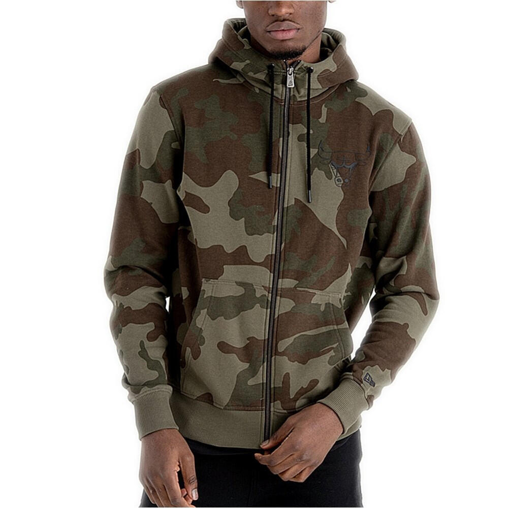 New Era - Sweat À Capuche New Era Chicago Bulls - Sweat-shirt - Vert - 38 S - Decathlon