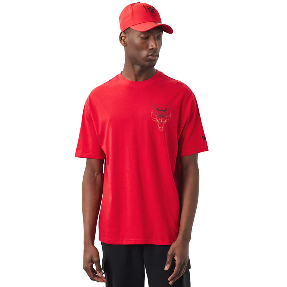 New Era - Tee-shirt New Era Chicago Bulls Nba Oversize - T-shirt Manches Courtes - Rouge - 38 S - Decathlon