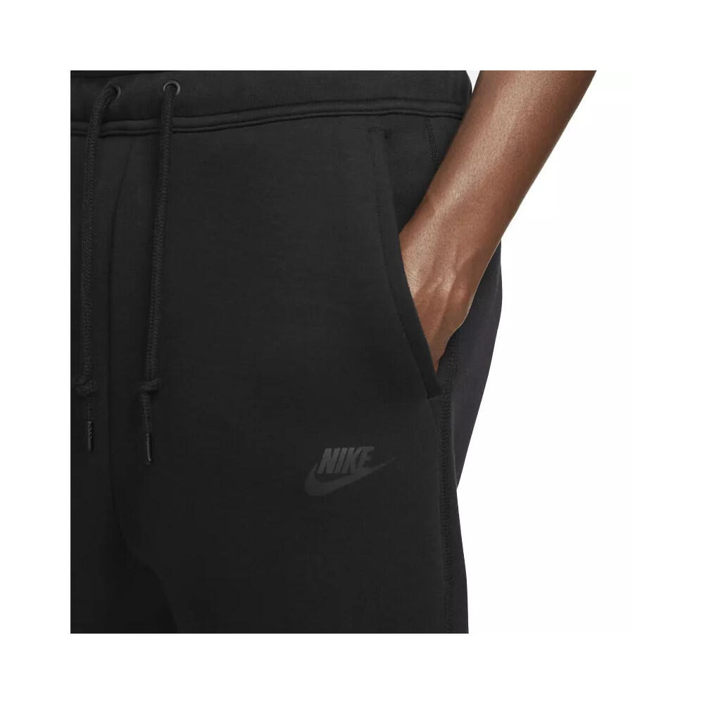 Calças - Casual - Unisexo - Tapered fit - Nike Sportswear Tech Fleece - Preto 2/7