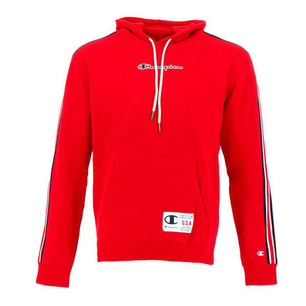Sudadera con capucha para hombre Champion en color rojo