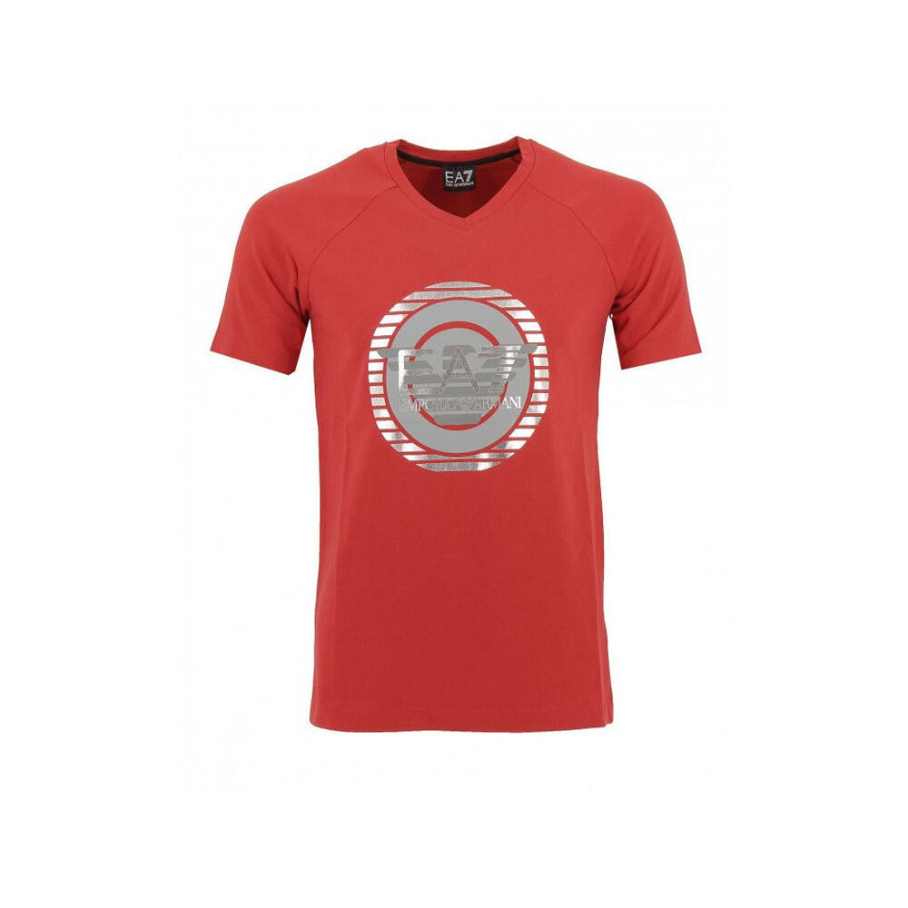 Ea7 - Tee-shirt Ea7 Emporio Armani - T-shirt Manches Courtes - Rouge - 38 S - Decathlon