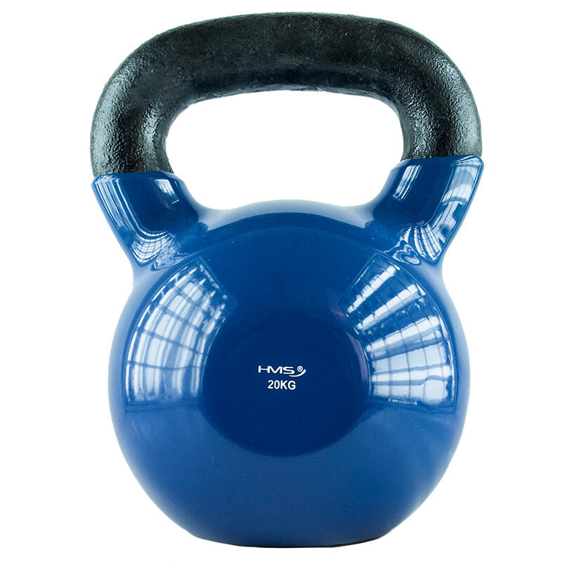 Kettlebell din fontă acoperit cu vinil KNV HMS