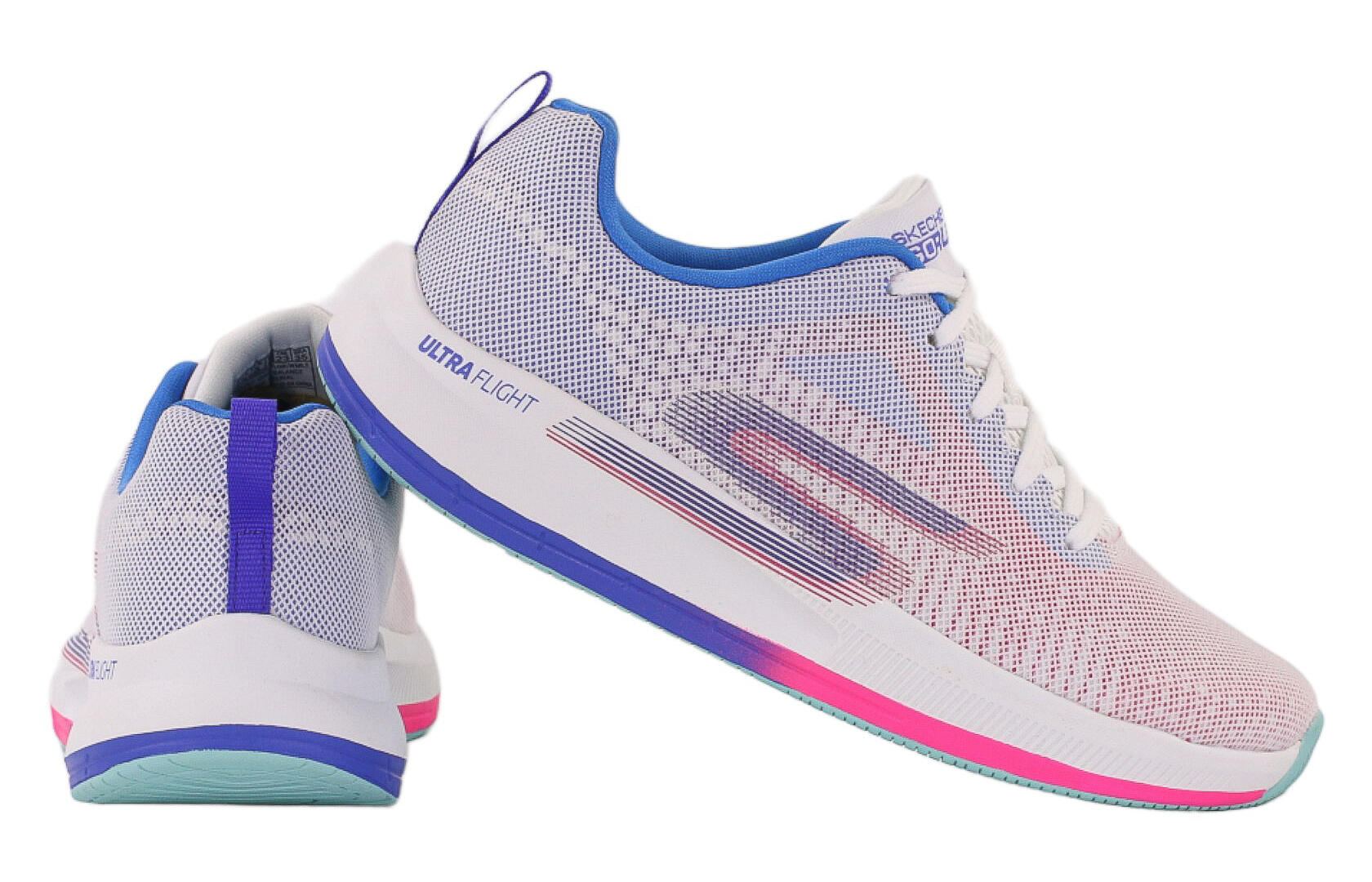Buty na co dzień damskie SKECHERS GO RUN CONSISTENT 2.0 ENGAGED siateczka 3/4