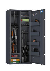Armoire forte modulable - serrure à clé (jusqu'à 17 armes)