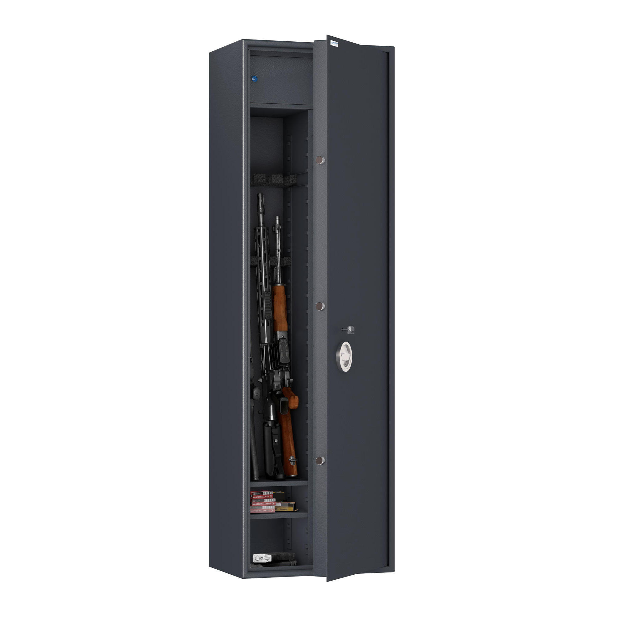 Hartmann Tresore - Armoire Forte Modulable Pour Fusils Wt6045 - 16 Armes Serrure A Cles A2p - Coffre Fort - Taille Unique - Decathlon
