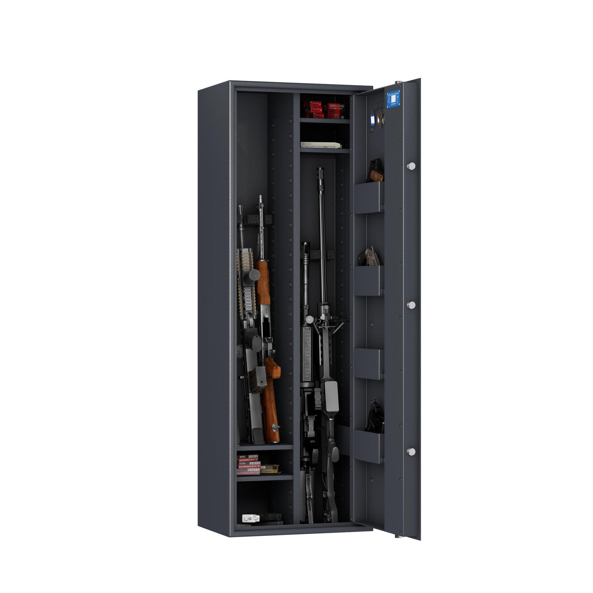 Hartmann Tresore - Armoire Forte Modulable Pour Fusils Wt6010 - 12 Armes - Serrure À Clé - Coffre Fort - Taille Unique - Decathlon