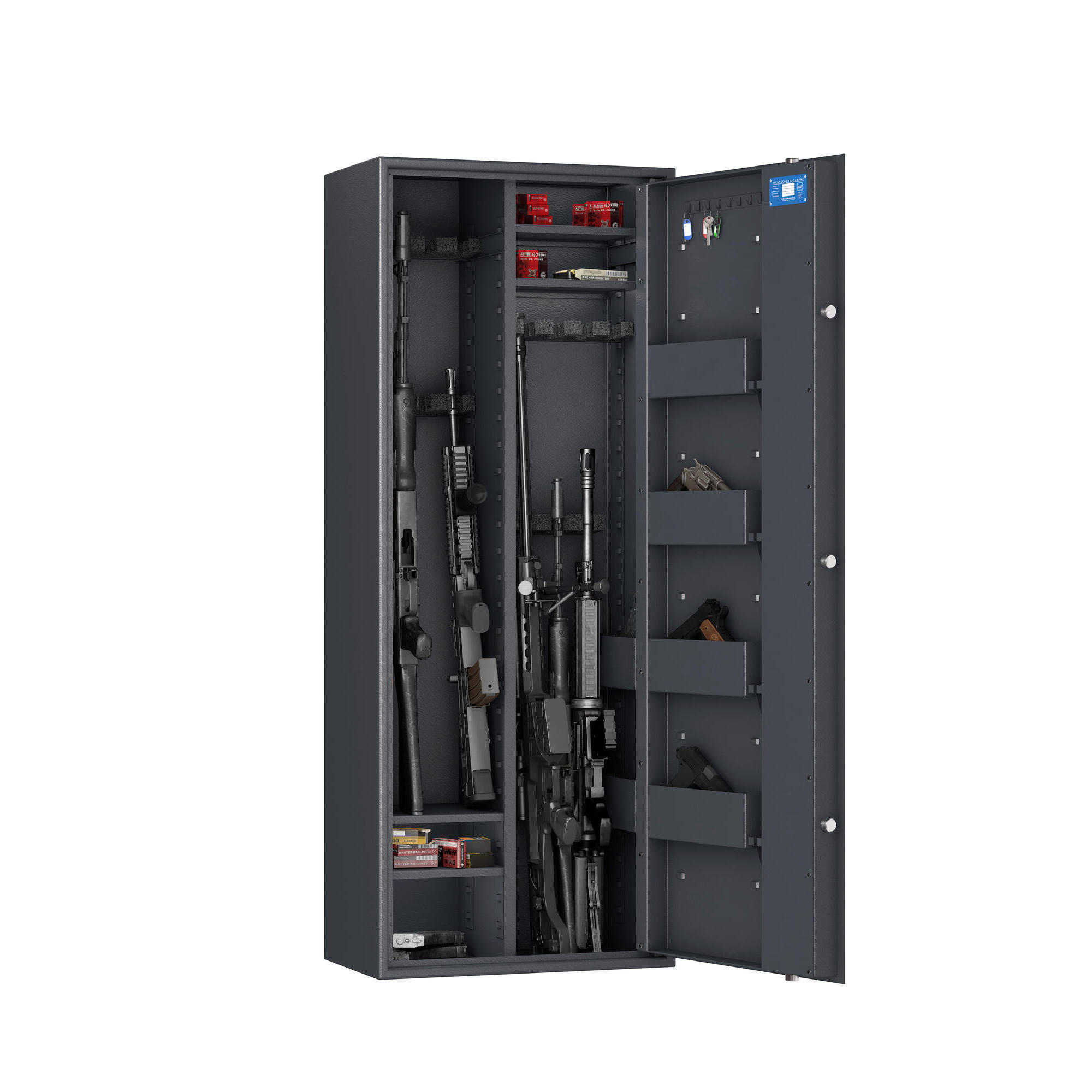 Hartmann Tresore - Armoire Forte Modulable Wt6015a1 - Serrure À Clé (jusqu'à 12 Armes) - Coffre Fort - Taille Unique - Decathlon