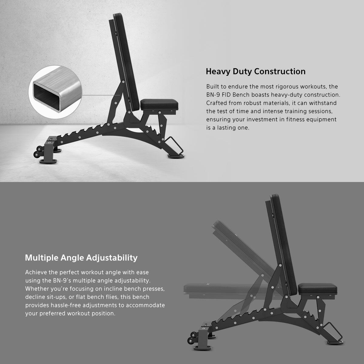 CORTEX BN-9 FID Adjustable Exercise Bench