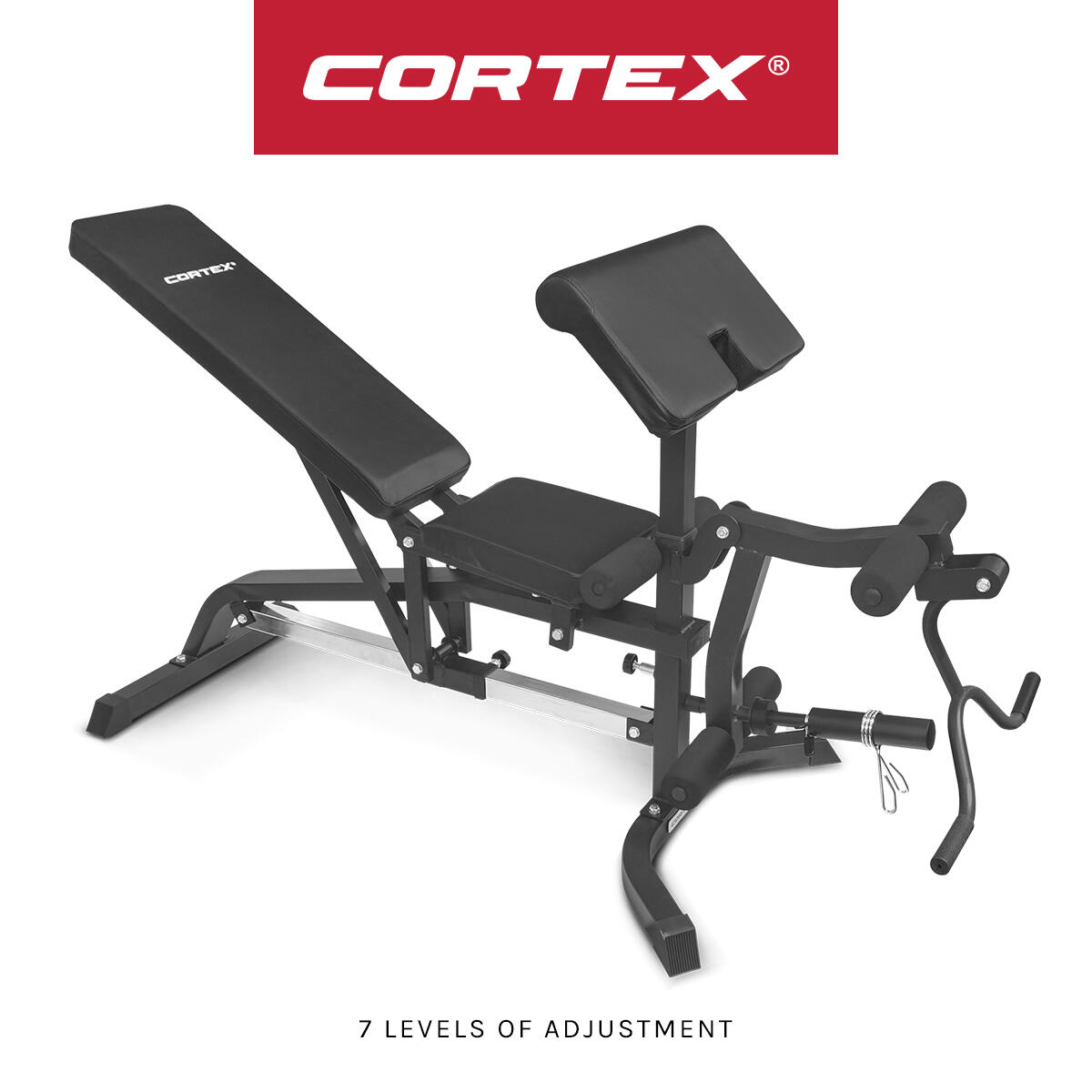 CORTEX BN-11 FID Bench with Preacher Curl and Leg Curl/Extension