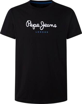 Pepe Jeans Herren T-Shirt - EGGO N, Rundhals, Kurzarm, Logo Weiß XL