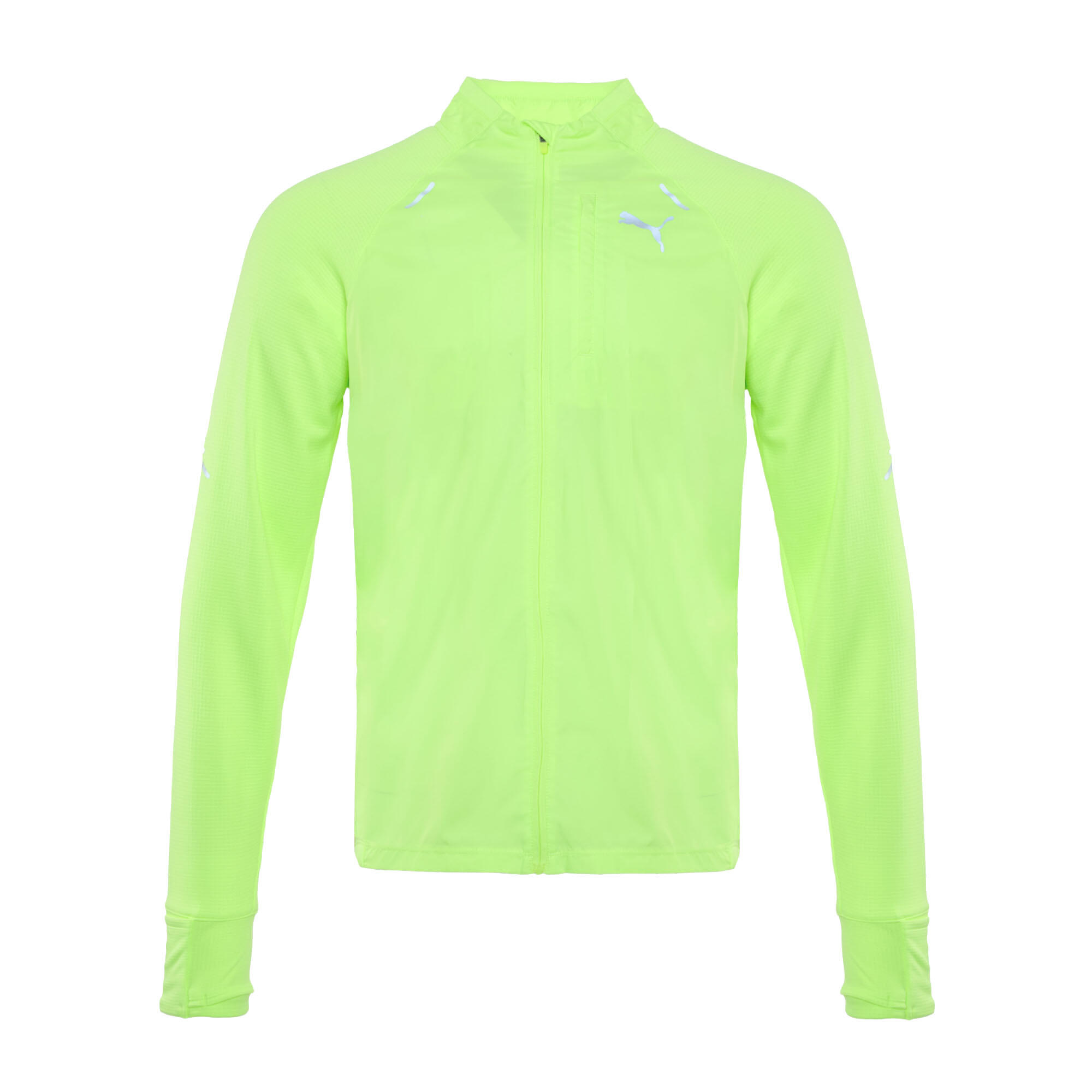 Puma - Veste De Running Femme Run Gridfleece Puma - Blouson - Vert - 42 M/l - Decathlon