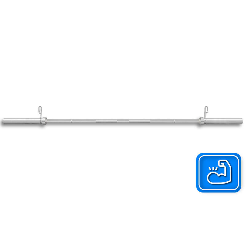 Gryf olimpijski prosty 120cm stalowy 50mm Thunder