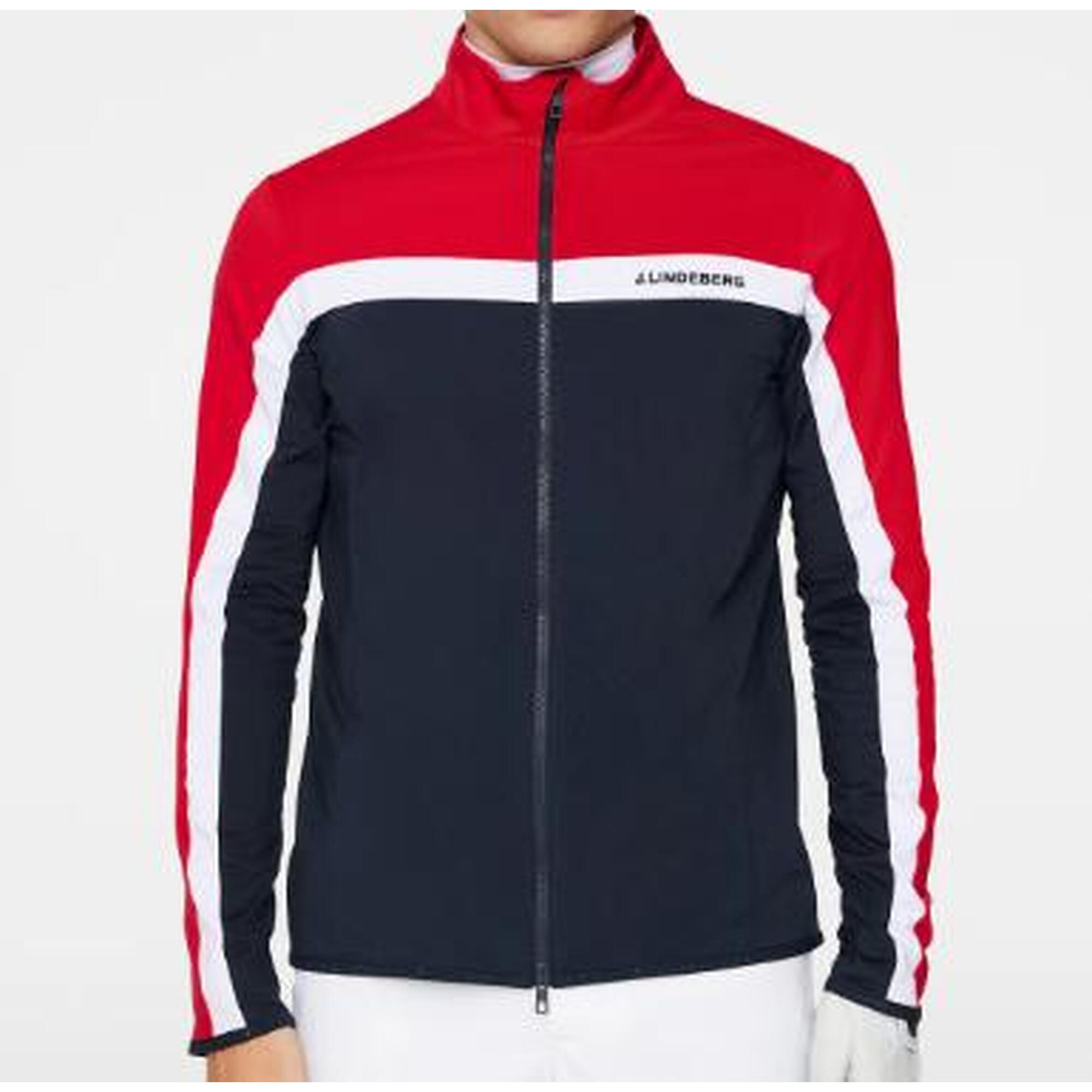 J. Lindeberg Men Jarvis Layer, Rouge/Marine