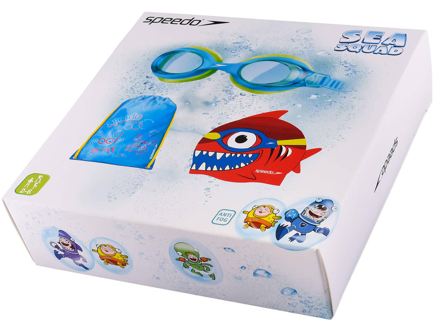 Zestaw dziecięcy okularki czepek worek SPEEDO SEA SQUAD SWIM BAG 5/5
