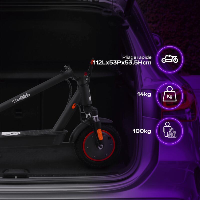 UrbanGlide 100 MAX 2 Elektrische Scooter - 10" - 350W - 7/5Ah - Actieradius 30 5/7