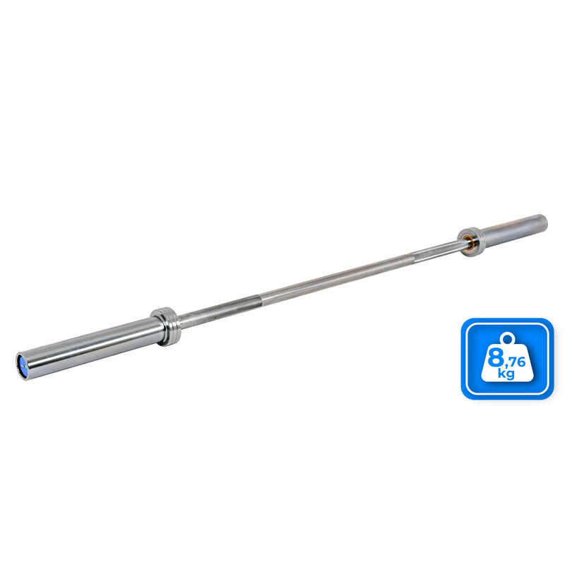 Gryf olimpijski prosty 120cm stalowy 50mm Thunder