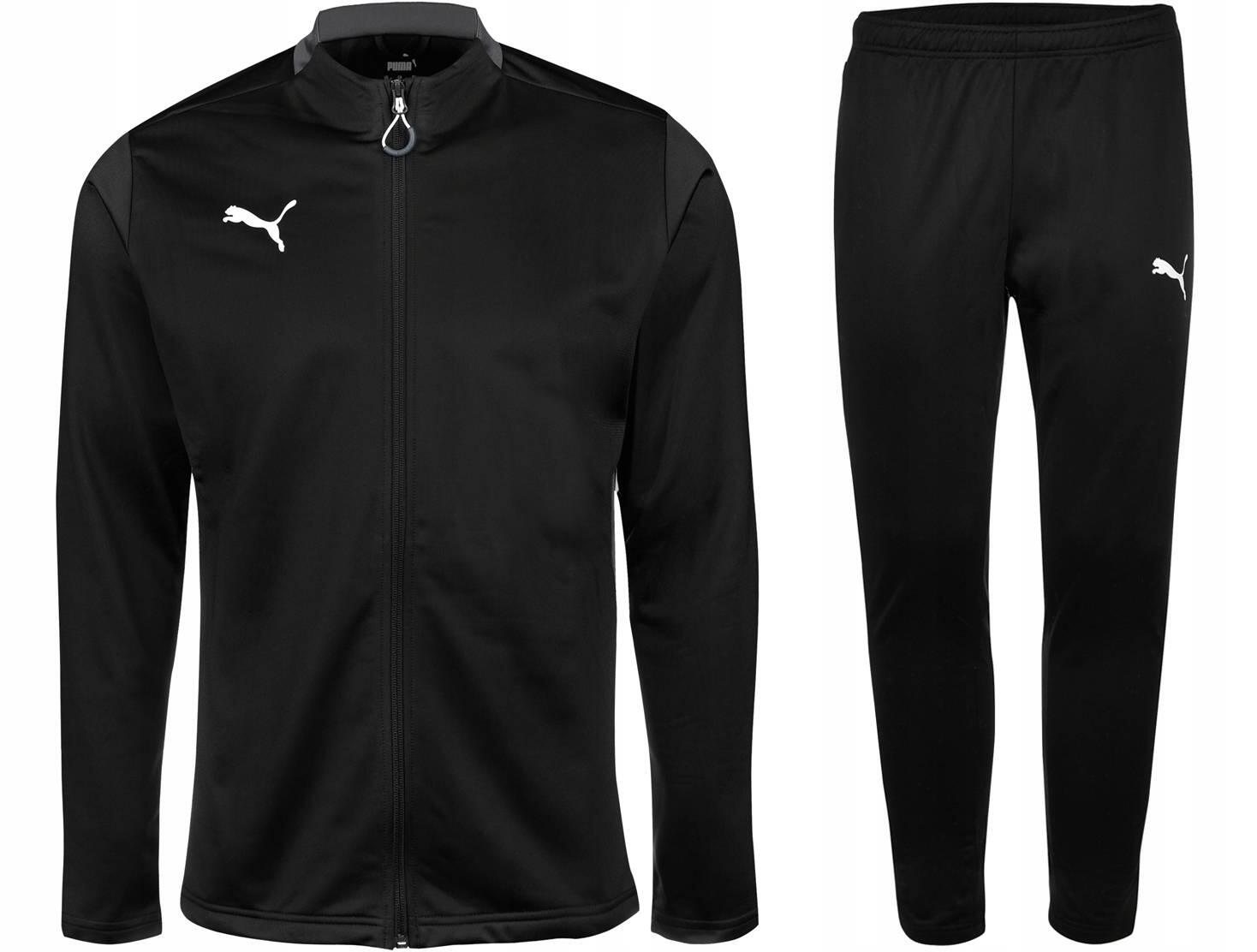 Dres męski sportowy spodnie bluza czarny PUMA ftblPLAY TRACKSUIT 3/6
