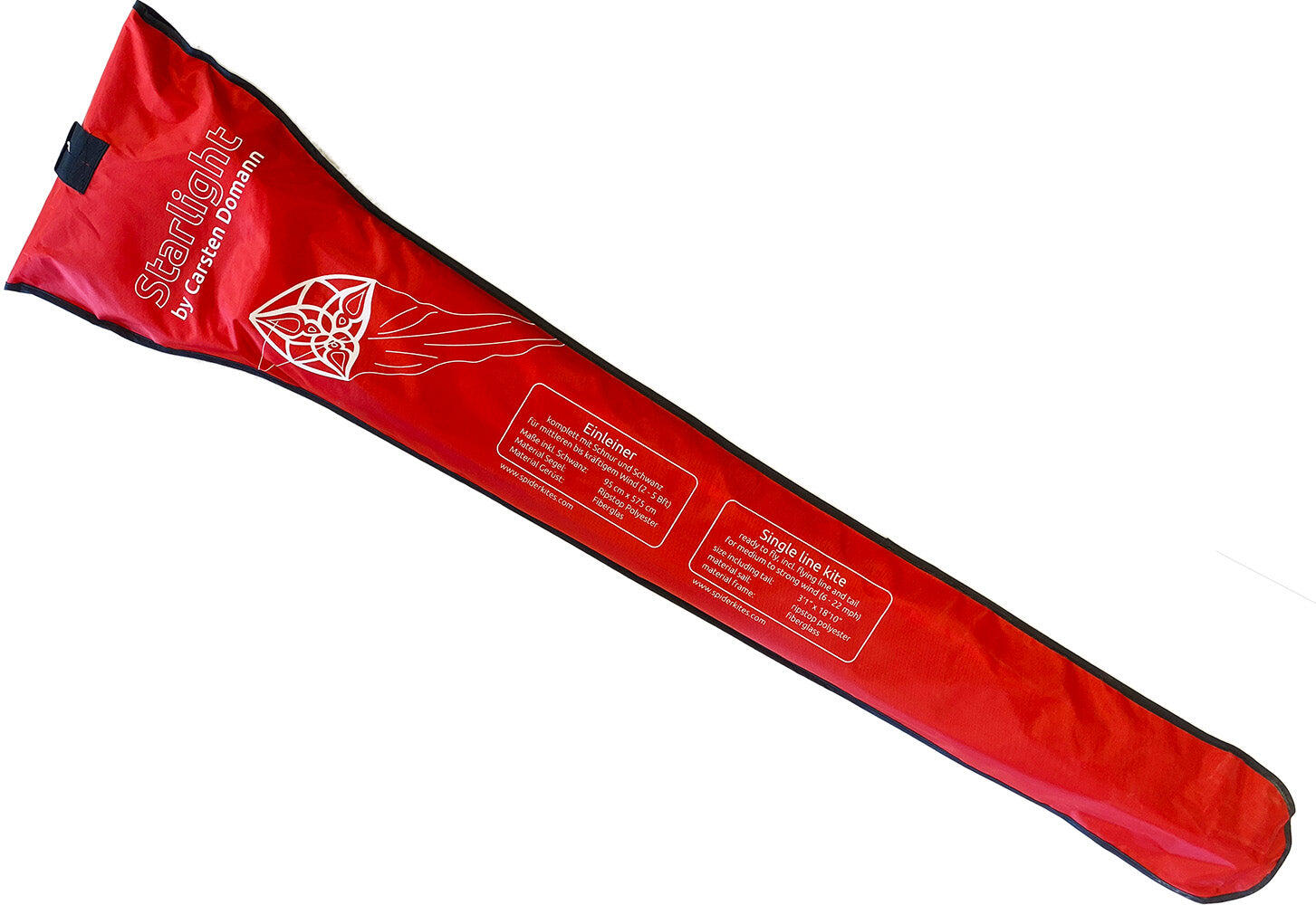 Papagaio de linha única Spiderkites Starlight Red 030052-001 Vermelho 7/7