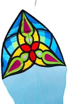 Einleiner Drachen Spiderkites Starlight Blue 030052-002 Blau 95 x 95 x 575 cm