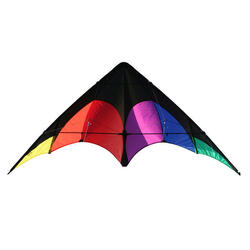 Cerf-volant 2 lignes -Elliot -Delta Sport Rainbow/Black