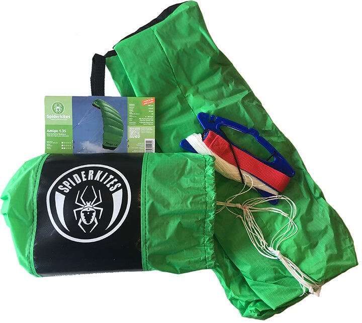 Lenkmatten Spiderkites Amigo 1.35 Green 10018 Grün 135 x 55 cm 3/7