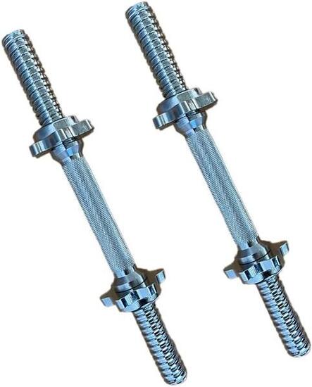 Coppia di Manubri con Chiusura a Vite Lunghezza 35 cm e Diametro 25 mm