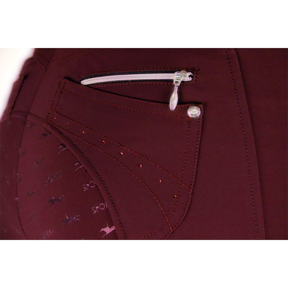 Pantalón de equitación con cremallera completa para mujer Schockemöehle Victory 4/5