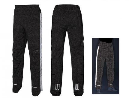 Pantalon imperméable vélo avec réfléchissants Basil Skane Hivis Bluesign
