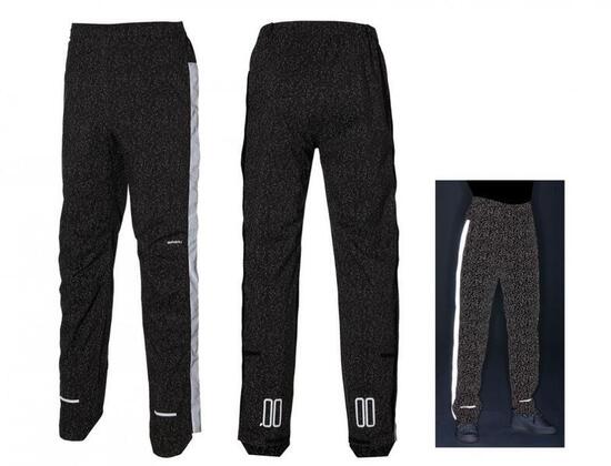 Pantalon imperméable vélo avec réfléchissants Basil Skane Hivis Bluesign