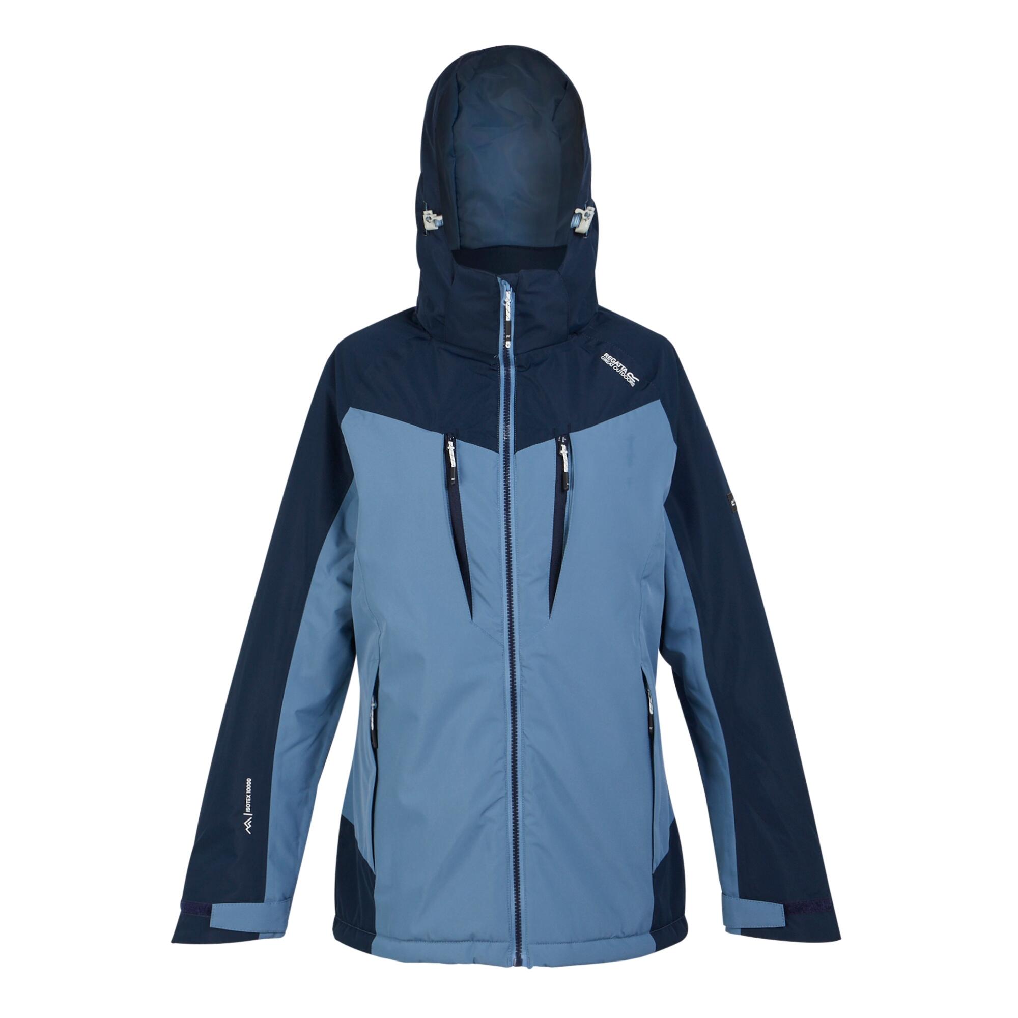 REGATTA Womens/Ladies Calderdale II Winter Waterproof Jacket (Coronet Blue/Navy)