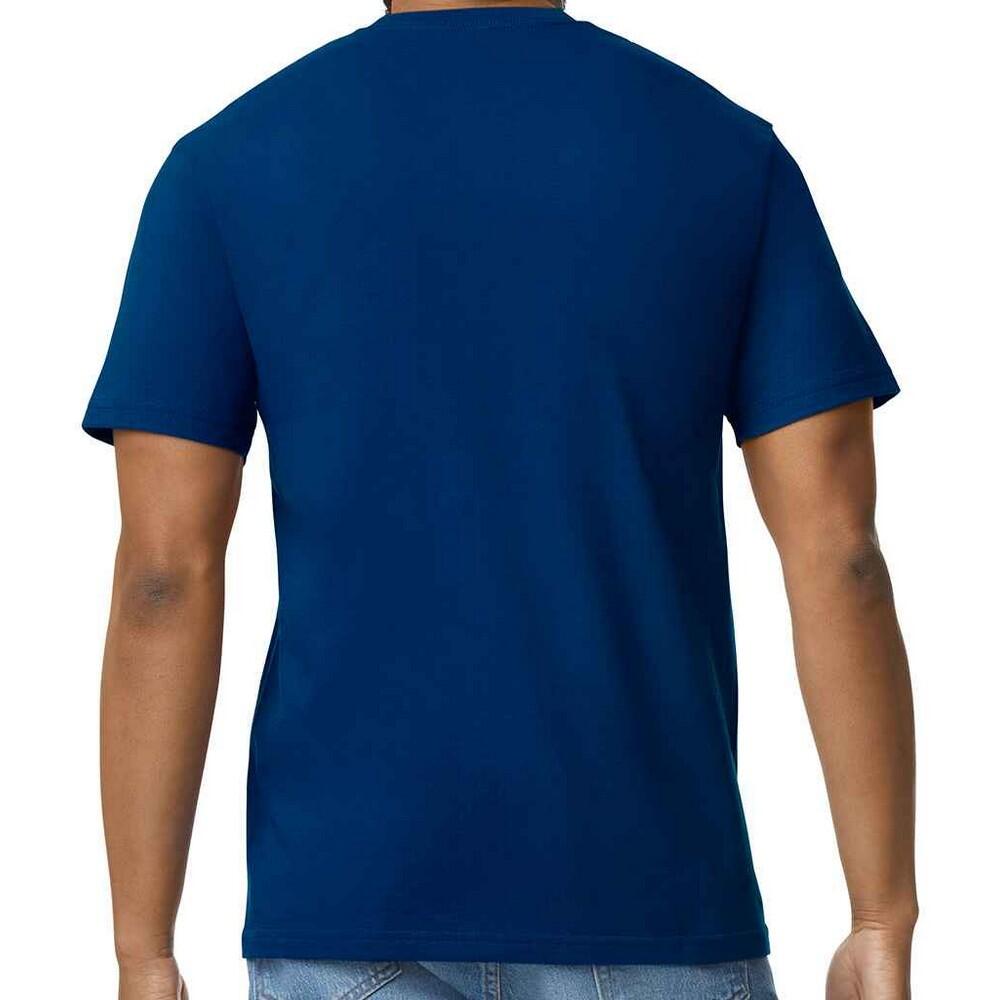 T-Shirt unissexo de algodão leve para adultos (Azul Marinho) 2/3