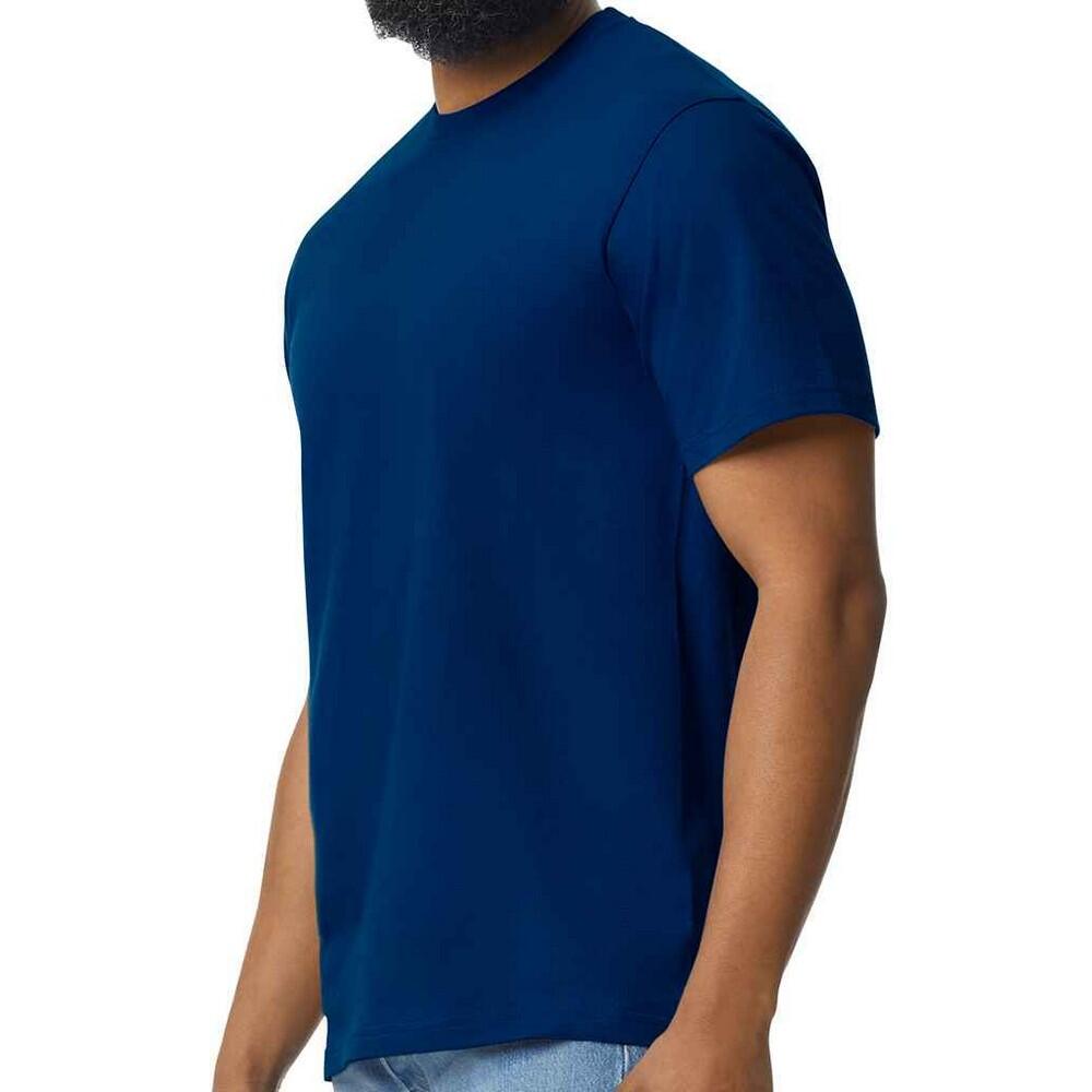 T-Shirt unissexo de algodão leve para adultos (Azul Marinho) 3/3