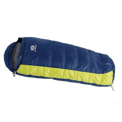 Donzen mummyslaapzak voor kinderen kiki down 85 - links 85 cm - navy