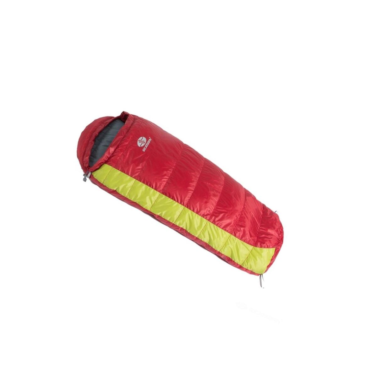 Sacco a pelo a mummia per bambini Kiki Down 85 - sinistra 85 cm - Rosso 2/3
