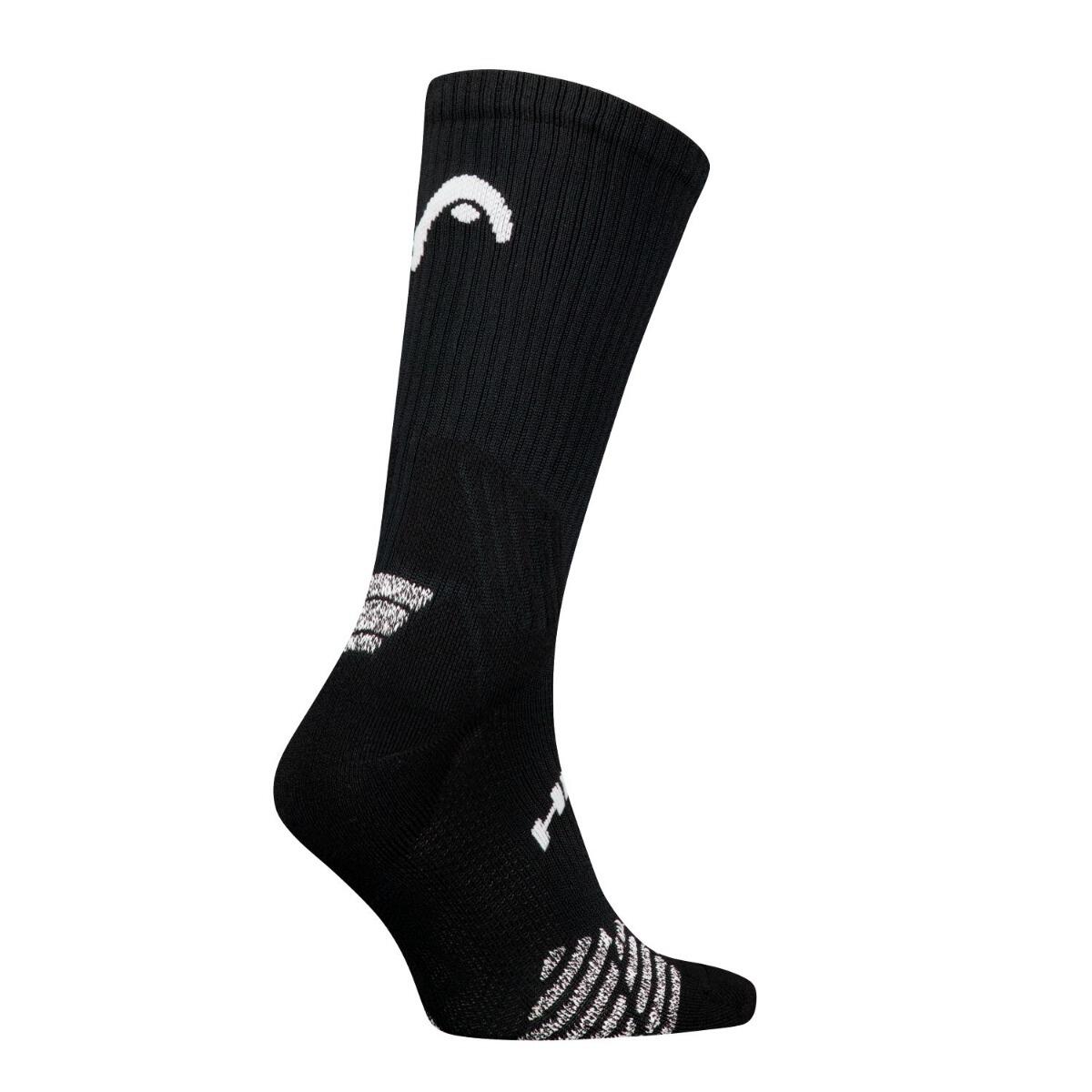Calcetines padel Crew 3 pares Negro 3/4