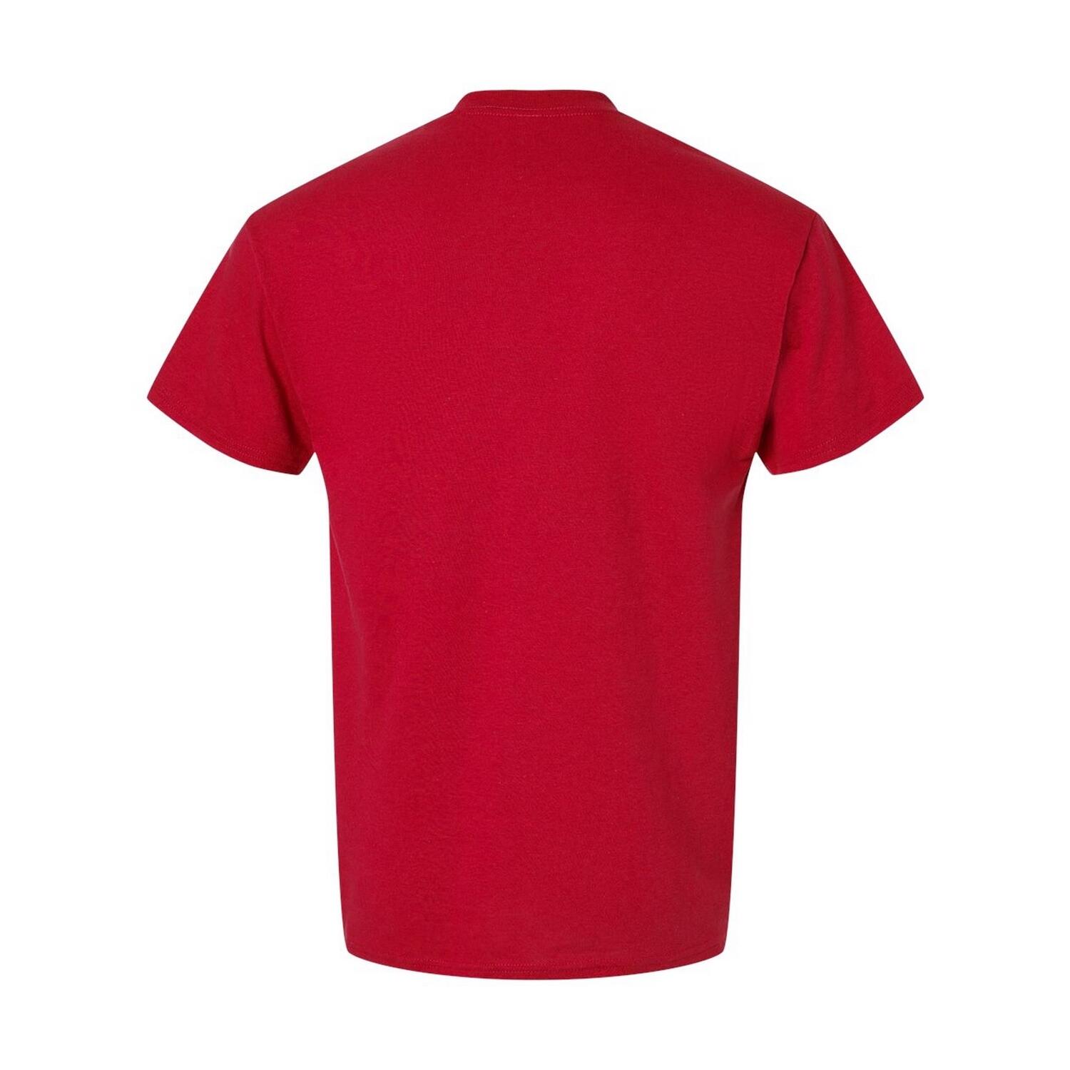 Maglietta Adulto Unisex Gildan Rosso 2/3
