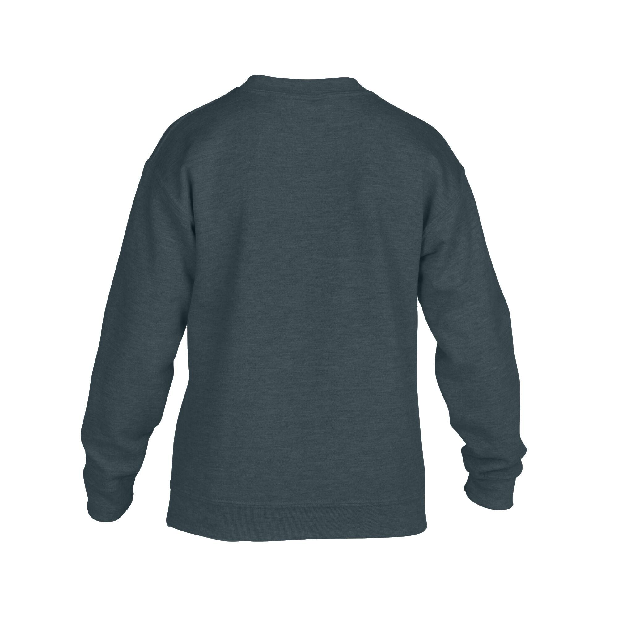 Sweat Enfant (Gris Foncé Chiné) 2/3
