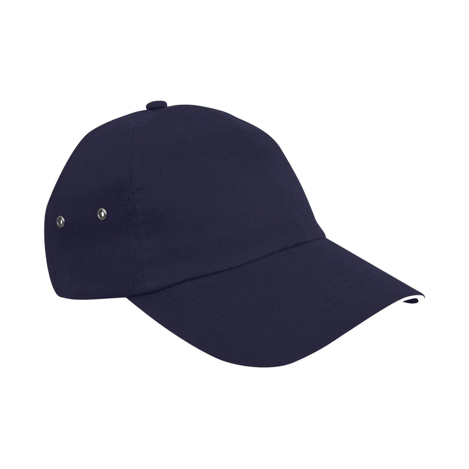 Gorra de Felpa Marino, Blanco 2/3