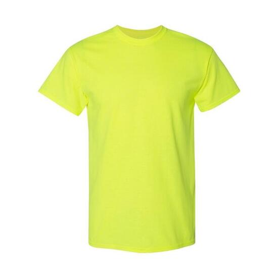 Camiseta de DryBlend para Adultos Unisex Verde de Seguridad