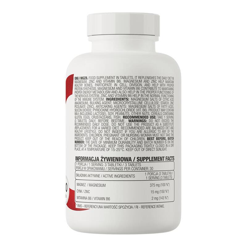 OstroVit MgZB 90 tabletek
