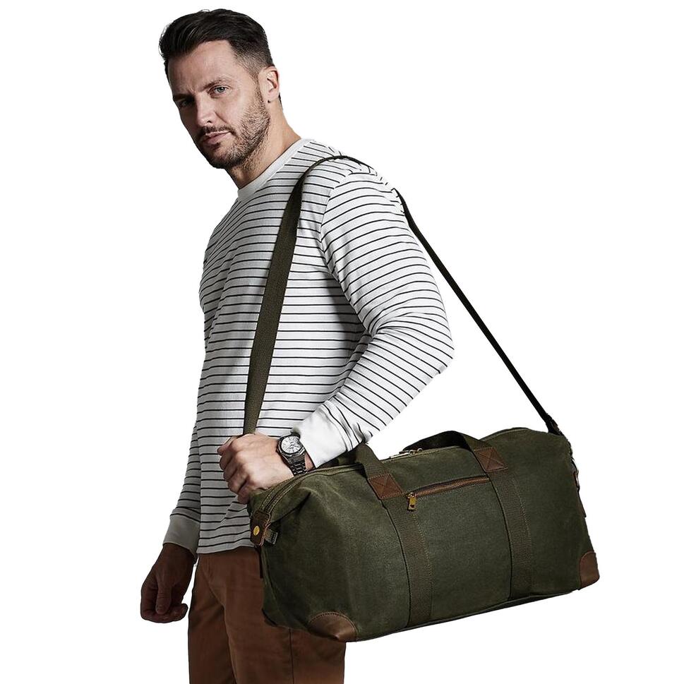 Heritage Leather Accents Holdall