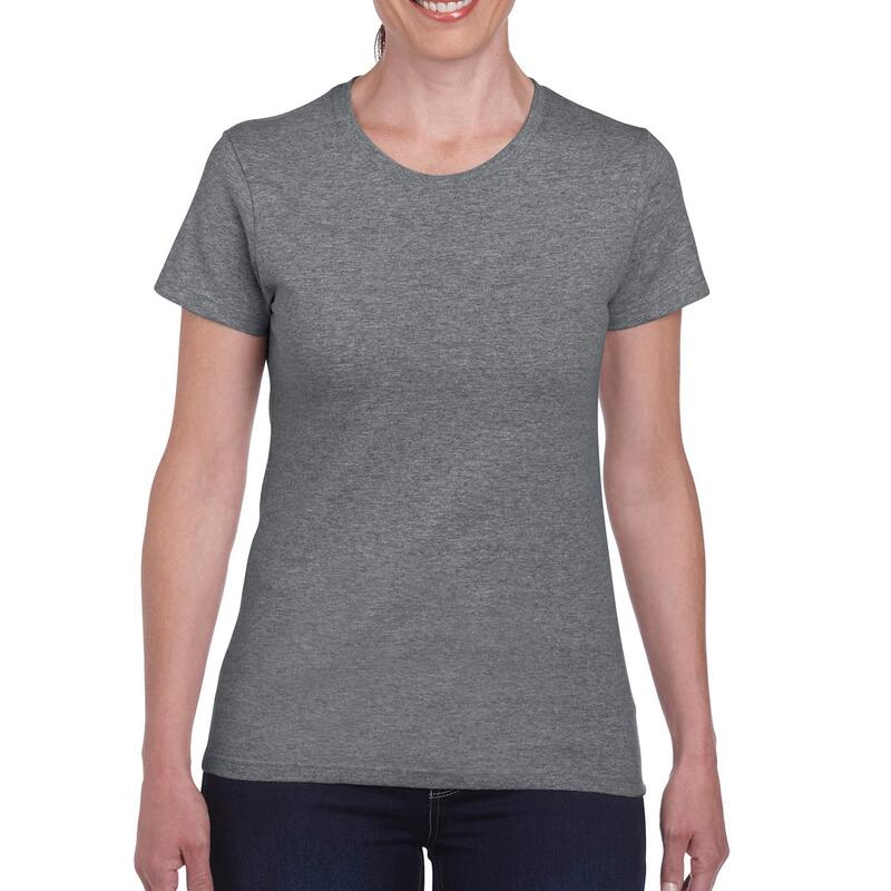 Dames Heather Zwaar TShirt (Grafiet)