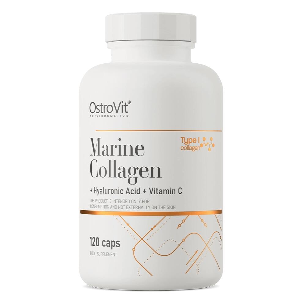 OstroVit Marine Collagen With Hyaluronic Acid And Vitamin C 120 Caps