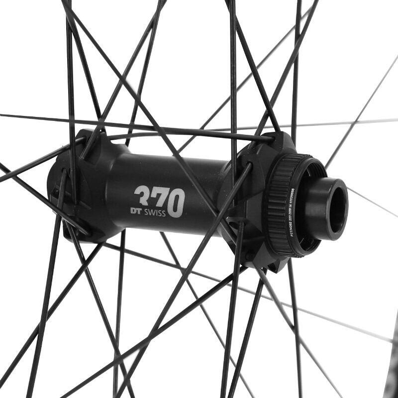 Roue avant axe traversant jante DT Swiss M1900 Boost Tubeless Ready Disc Centerl