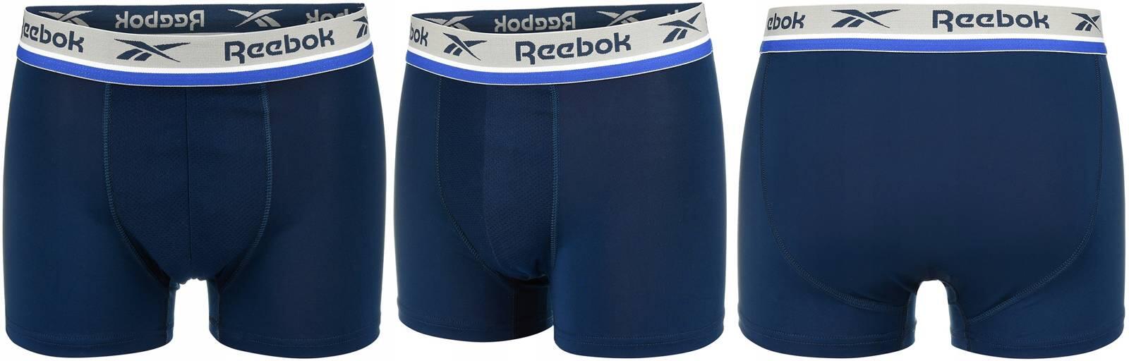 Bokserki majtki męskie 3 pary REEBOK SHORT SPORTS TRUNK ELIM 4/6