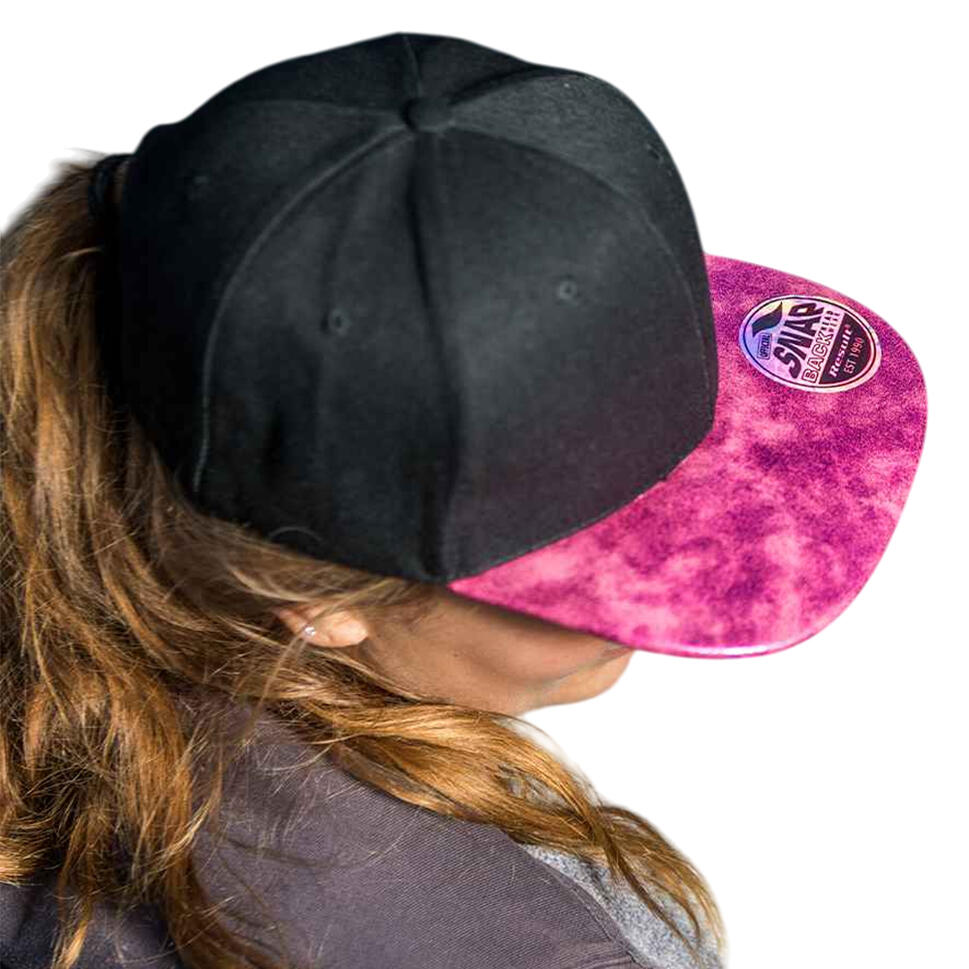 Bronx Glitter Flat Peak Snapback Cap