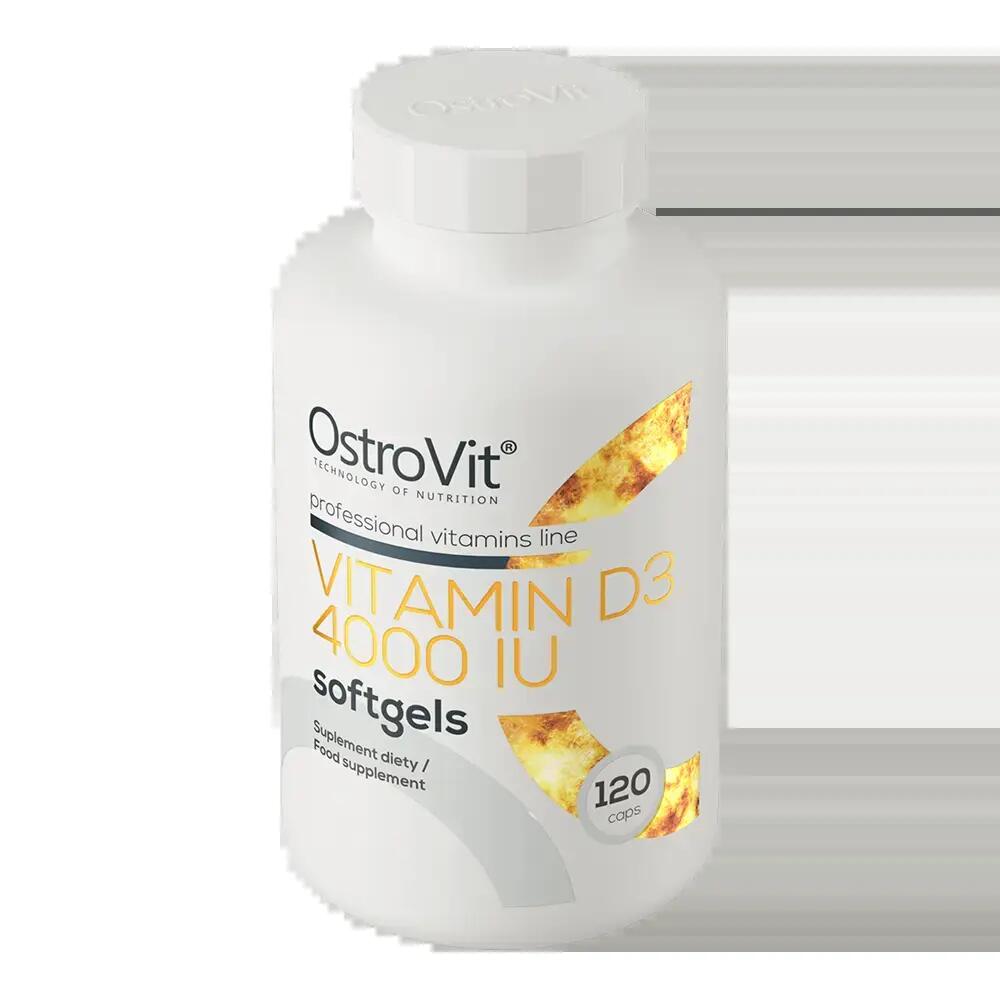 OstroVit Witamina D3 4000 IU 120 kapsułek 2/3